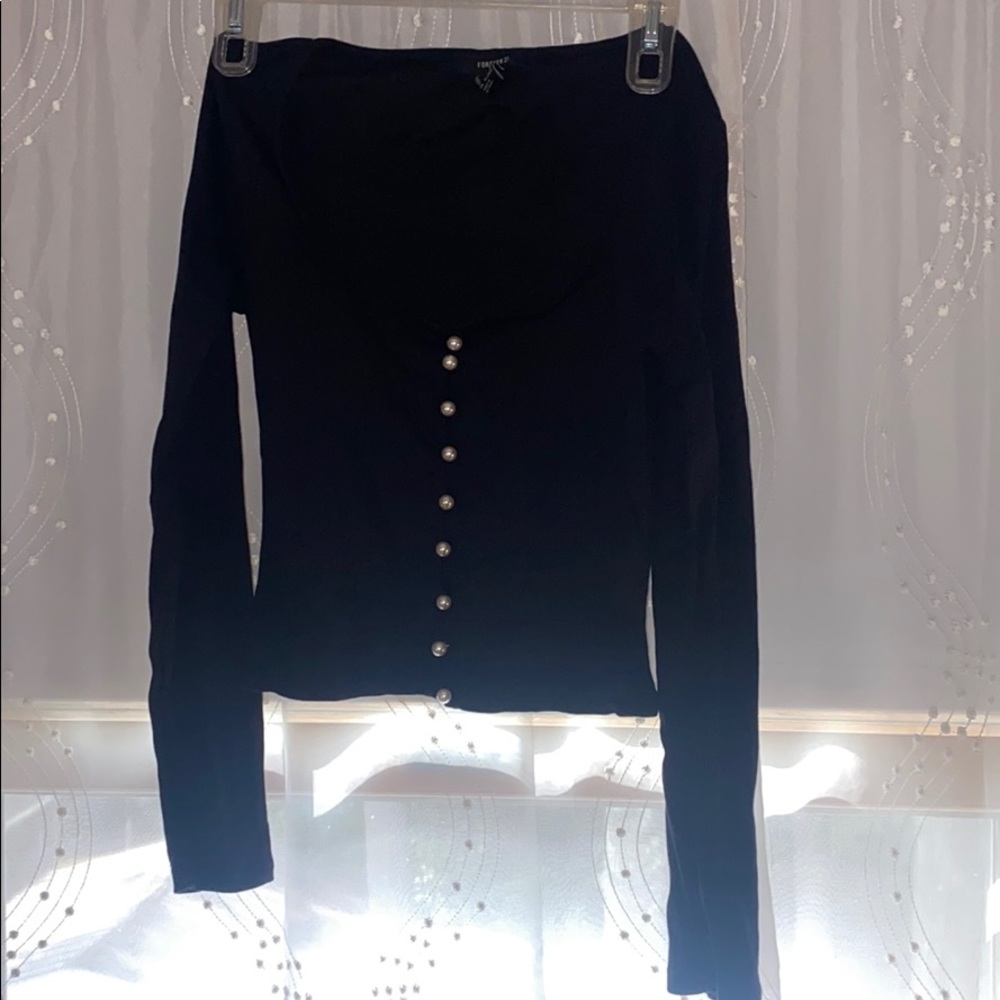 Black pearl cardigan